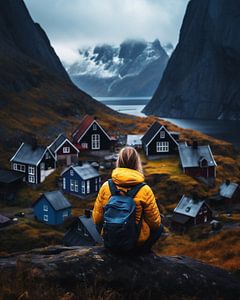 Blick auf den Fjord