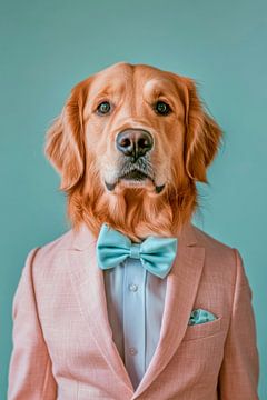 Golden Retriever by Poster Art Shop