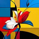 Fleur abstraite JG06 par Jacky Aperçu