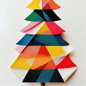 Christmas tree abstract by Bert Nijholt