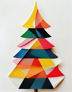 Arbre de Noël abstrait