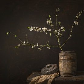 Stilleben mit Blumen. Alte Meister. Blüte. von Alie Ekkelenkamp