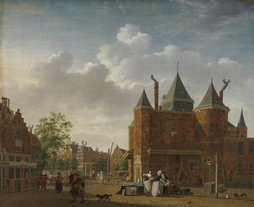 Amsterdam schilderij De Sint-Antoniuswaag in Amsterdam