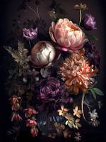 Donker Harmonie | Bloemen Boeket