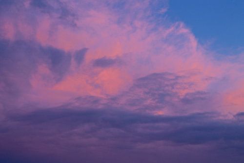 Schilderachtige avondlucht boven Terschelling