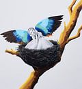 Birdgirl von Petra Kaindel Miniaturansicht