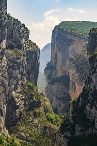 Die Landschaft der Gorges du Verdon in der Provence