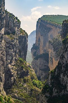 Het landschap van de Gorges du Verdon in de Provence van Sjoerd van der Wal Fotografie