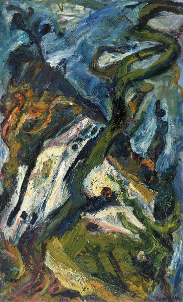 Chaim Soutine,Landschap van Gourdon 2 van finemasterpiece