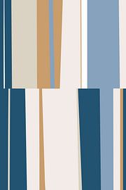 Mosaikblau 9 | Geometrisches Colorblocking