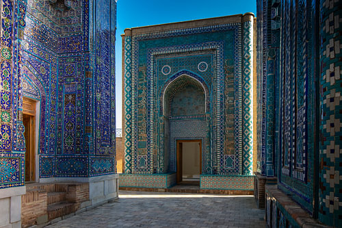 Shah-i-Zinda , de blauwe parel van Samarkand