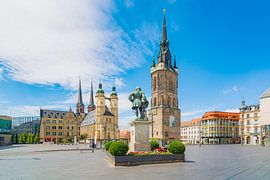 Zomer in Halle (Saale) van Martin Wasilewski
