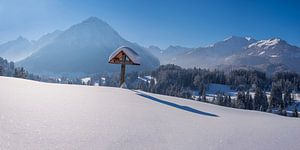 Feldkreuz im Winter