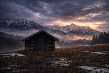 mystical misty atmosphere in the Alps by Christina Bauer Photos
