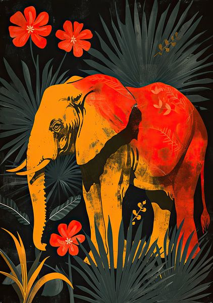 Elephant Africa Poster Print by Niklas Maximilian