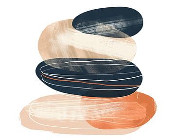 Abstract moderne vormen van Modern Collection