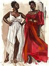 Elegant African women in skit by PixelPrestige thumbnail