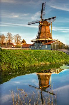 Bolwerksmolen in Deventer, Nederland