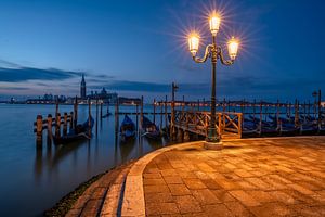 Blaue Stunde in Venedig