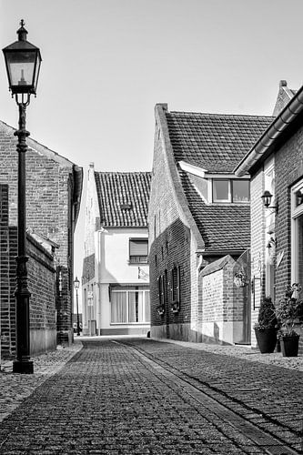 An old street in Wessem, The Netherlands