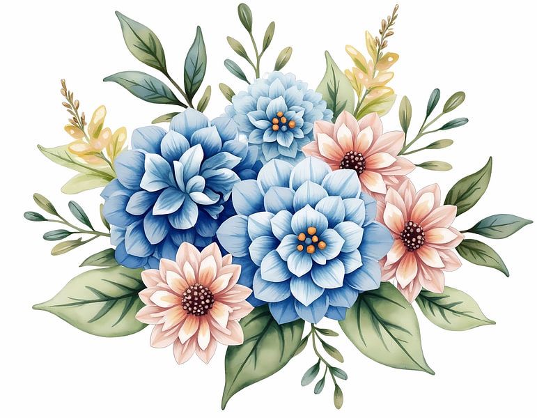 Fleur d'azur par Artistic