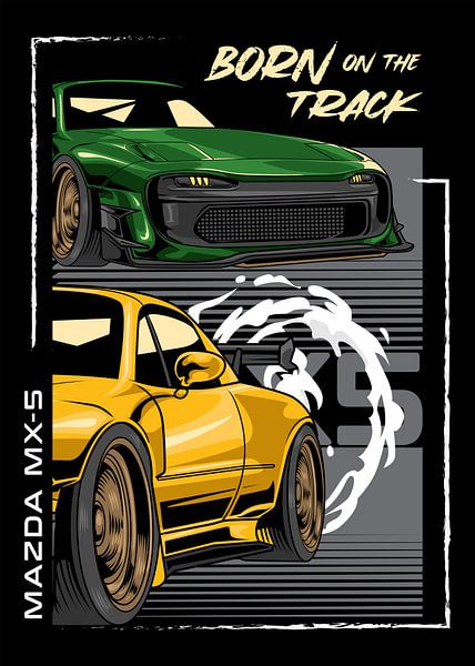 Mazda Miata MX-5 JDM Car by Adam Khabibi