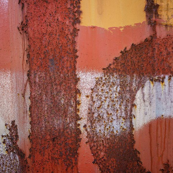 Abstract  in passionele kleuren van Eugene Winthagen