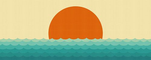 Levendige zonsondergang 1