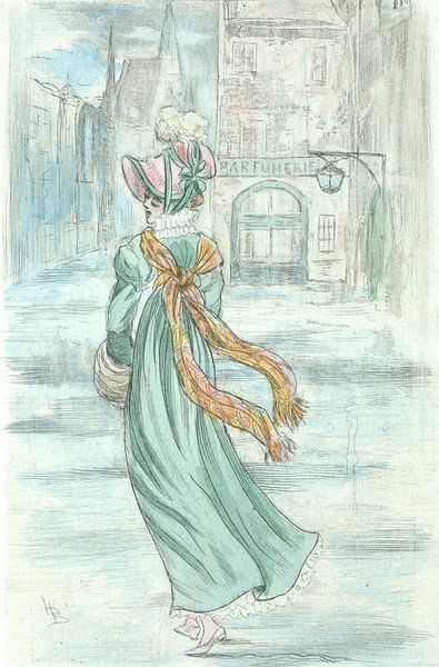 La mode dans le Paris du XIXe siècle, Henri Boutet, (1851 1919) par Liszt Collection