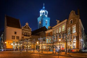 Deventer bij nacht van Martin Podt