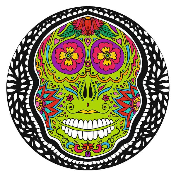 Sugar Skull van Esther  van den Dool