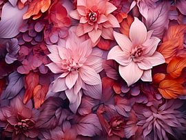 Jardin rose sur haroulita