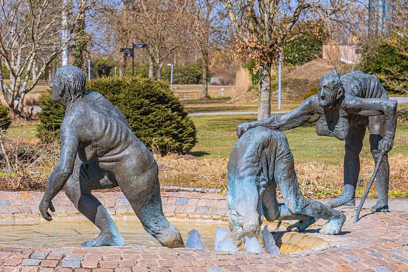 BADEN-WÜRTTEMBERG : HEALTH FOUNTAIN BAD BUCHAU by Photoart-Naegele