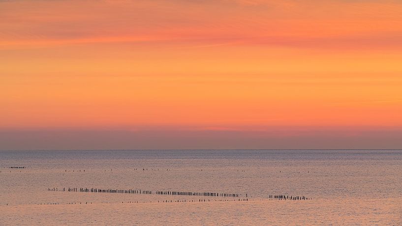 Sonnenuntergang am Noordkaap, Groningen von Henk Meijer Photography