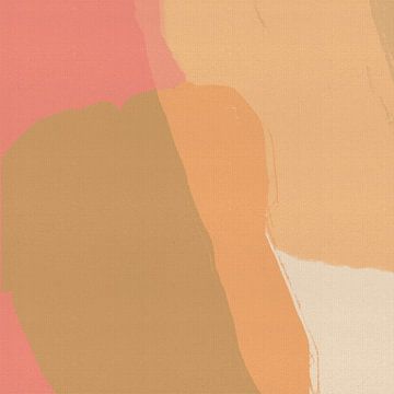 Abstracte vintage kleurblokken van Dina Dankers