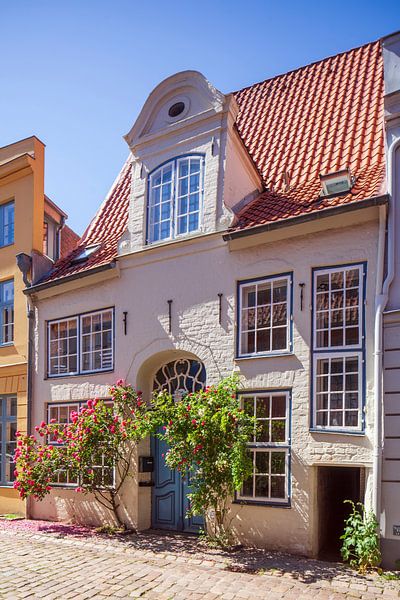 Historical house facades, Old Town, Lübeck, Schleswig-Holstein, Germany, Europe by Torsten Krüger