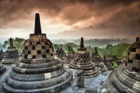 Borobudur, Buddhist temple near Yokyakarta, Indonesia