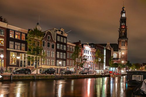 The west tower on the Prinsengracht