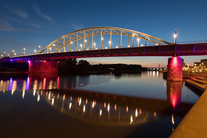 John Frost Bridge Arnhem in Airborne colours by Arjan Vrieze