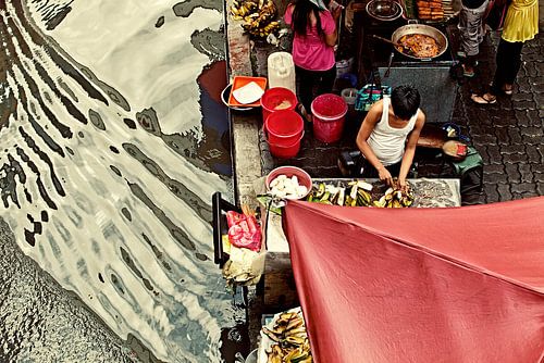 Cuisine de rue Manille Philippines