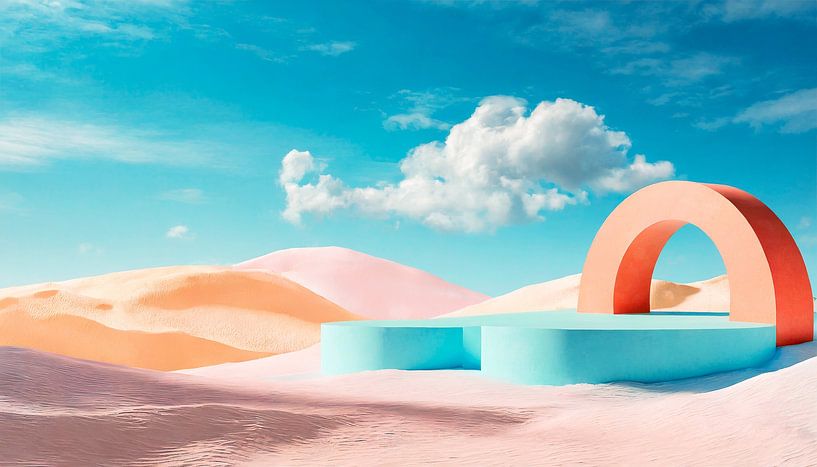 Blue sky with clouds by Mustafa Kurnaz