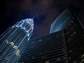 Petronas Towers in Kuala Lumpur by night by Shanti Hesse thumbnail