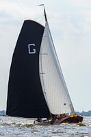 Skûtsje klassieke Friese  Tjalk zeilboot