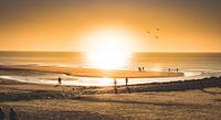 Sunset on the beach