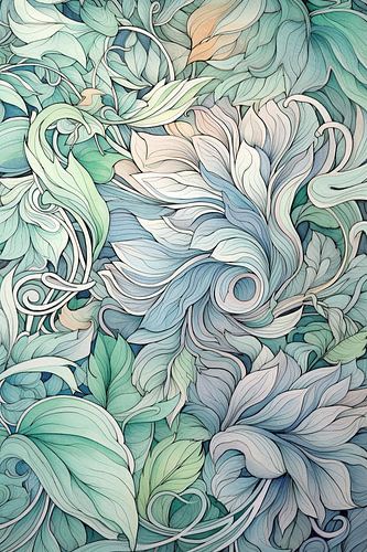 Schilderij Nurturing Serenade | Ingetogen schilderij