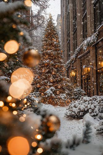 Kerst glamour van Poster Art Shop