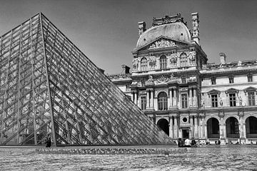Parijs het Louvre van Mighuel Geutskens