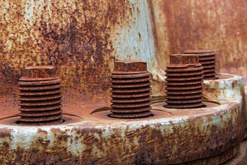 rusty mega screws by Klaartje Majoor