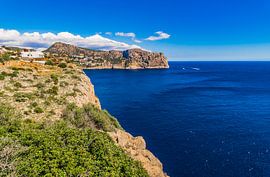 Idyllic sea view at the coast of Port de Andratx on Mallorca by Alex Winter