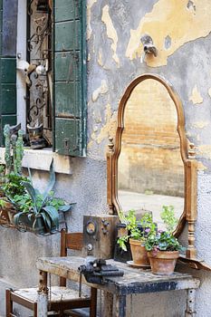 Spiegel aan huis Venetie